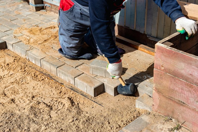 Patio Brick Installation in Nashua, NH