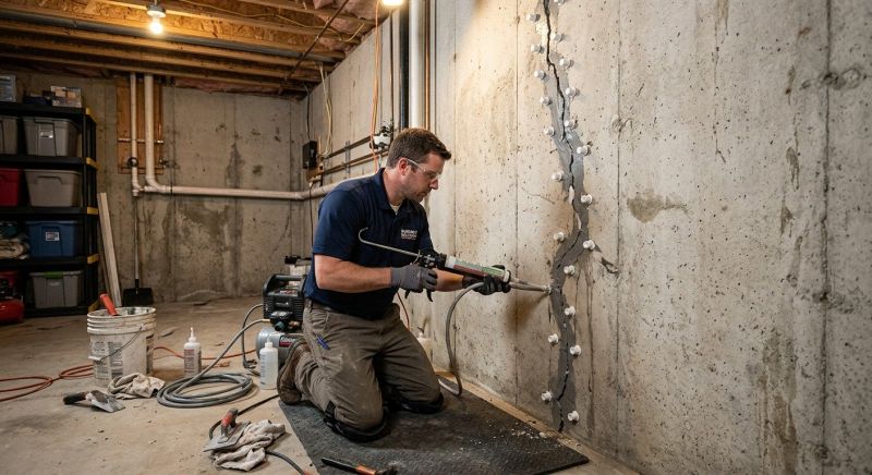Brick Crack Sealing Service